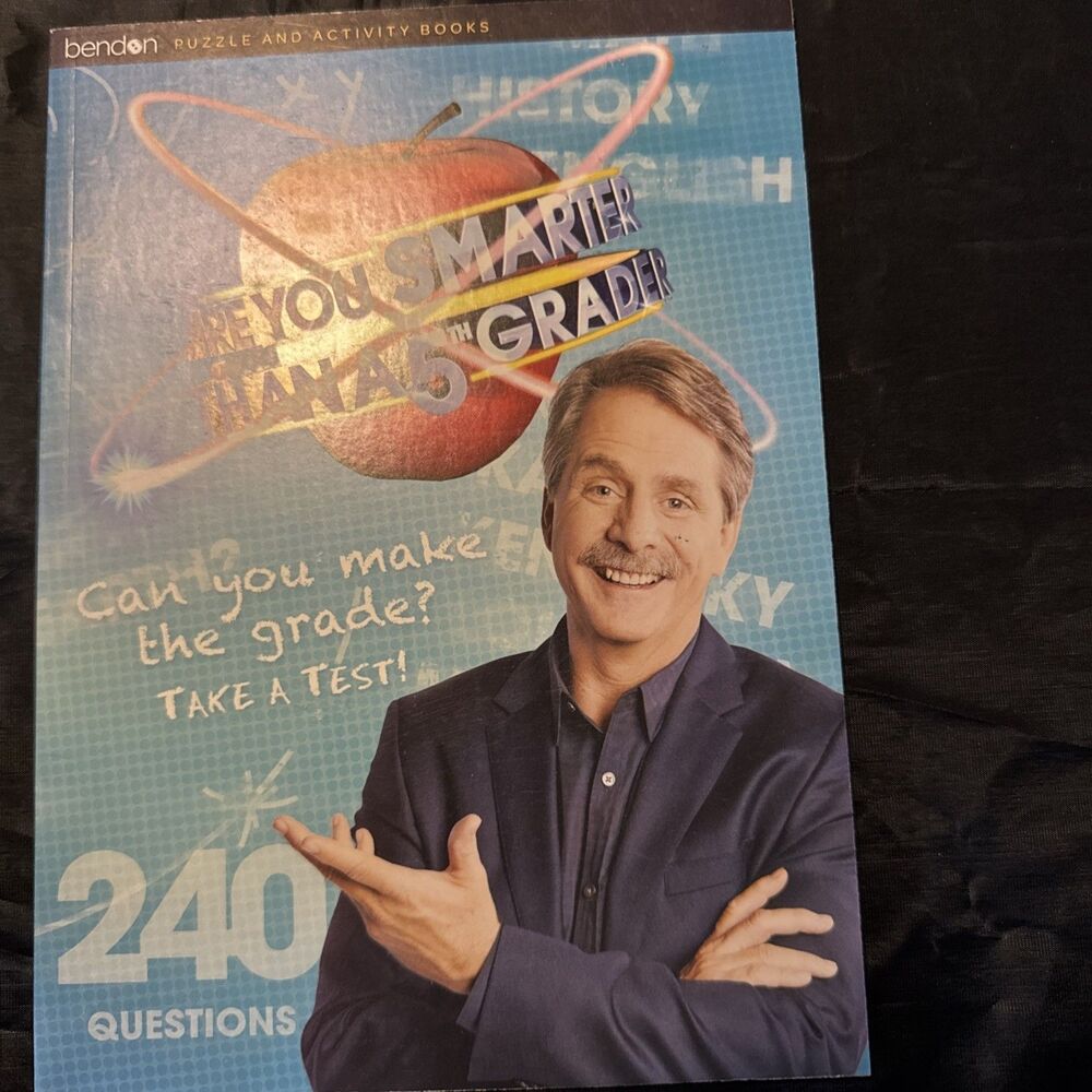 Are You Smarter Than a 5th Grader Puzzle & Activity Book 240 Question W/ Answers